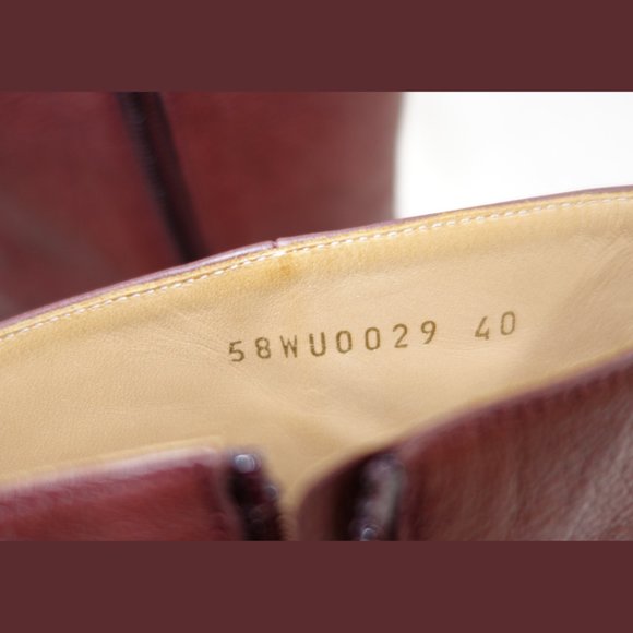 Martin Margiela Red Leather Boots - size 40 - Picture 2 of 11